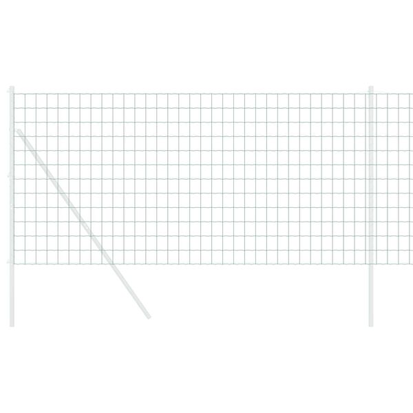 vidaXL Gard Euro Verde 1.2 x 25 m Fier acoperit cu PVC