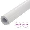 vidaXL Folii auto 4D, 2 buc., alb, 100x150 cm + 50x150 cm