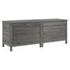 vidaXL Ladă depozitare grădină antracit 150x50x56,5 cm lemn masiv brad