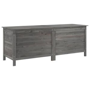 vidaXL Ladă depozitare grădină antracit 150x50x56,5 cm lemn masiv brad