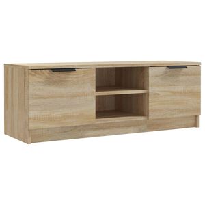 vidaXL Comodă TV, stejar sonoma, 102x35x36,5 cm, lemn prelucrat