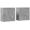 vidaXL Dulapuri, 2 buc., gri beton, 79x38x80 cm, lemn prelucrat