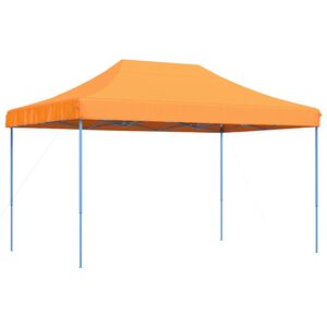 vidaXL Cort pentru Petreceri Portocalie cu Cadru Albastru