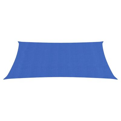 vidaXL Pânză parasolar, albastru, 2,5x4 m, HDPE, 160 g/m²
