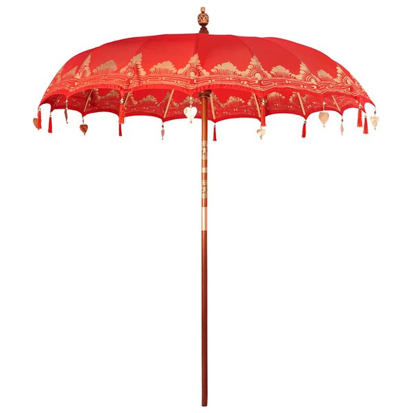 vidaXL Parasol Balinez Roșu 215 x 215 x 260 cm
