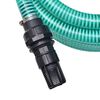 vidaXL Furtun de aspirare cu racorduri, verde, 22 mm, 10 m