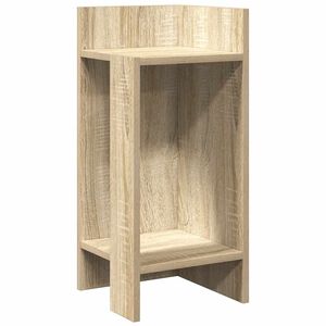 vidaXL Masă laterală cu poliță Stejar Sonoma 25,5x27x60 cm