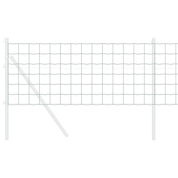 vidaXL Gard Euro Verde 0.4 x 10 m Fier acoperit cu PVC