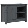 vidaXL Comodă TV, gri, 70x36,5x52 cm, lemn masiv de pin