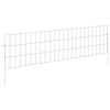 vidaXL Gard de grădină cu țevi de sprijin 24 pcs 115 x 30 cm Mesh