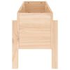 vidaXL Strat &icirc;nălțat de grădină, 101x30x38 cm, lemn masiv de pin