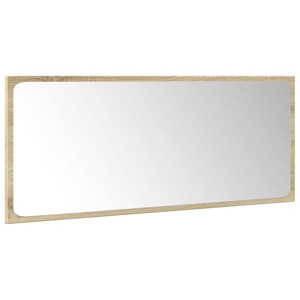 vidaXL Set mobilier de baie, 3 piese, stejar sonoma, lemn prelucrat