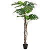 vidaXL Planta artificială Monstera Verde 94 x 18 x 170 cm