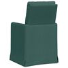 vidaXL Scaune de dining 2 pcs Verde &icirc;nchis 57 x 67 x 98 cm țesătură