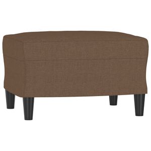vidaXL Taburet, maro, 60x50x41 cm, material textil