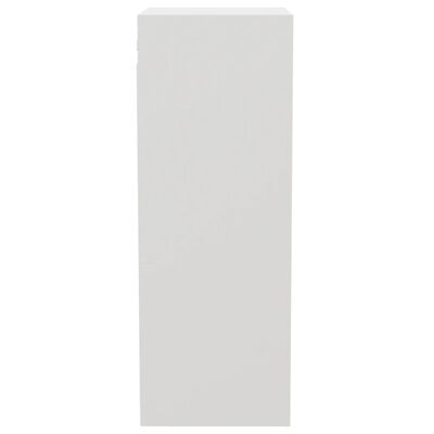 vidaXL Dulap de perete, alb, 34,5x32,5x90 cm, lemn compozit