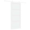 vidaXL Ușă glisantă 93 x 211 cm Lemn prelucrat Alb