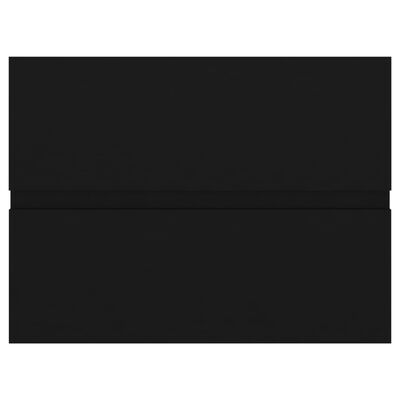 vidaXL Mască de chiuvetă, negru, 60 x 38,5 x 45 cm, PAL