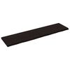 vidaXL Blat de baie, maro &icirc;nchis, 160x40x(2-4) cm, lemn masiv tratat