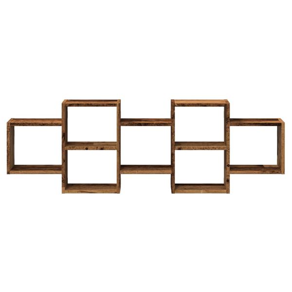 vidaXL Raft de perete, lemn vechi, 129x18x42 cm, lemn prelucrat