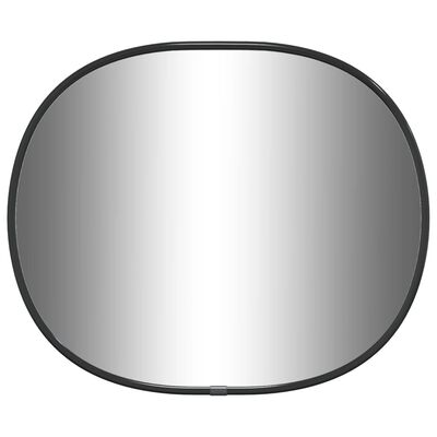 vidaXL Oglindă de perete, negru, 30x25 cm