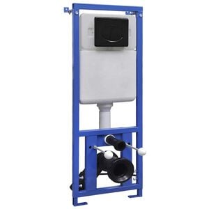 vidaXL Rezervor &Icirc;ncastrat pentru WC Suspendat 11 L 41x14x(110-125) cm