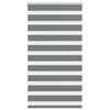 vidaXL Jaluzea tip zebra gri &icirc;nchis lățime țesătură 70,9 cm poliester