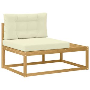 vidaXL Canapea de exterior cu pernă Alb 115 x 83 x 73 cm Poliester