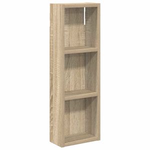 vidaXL Dulap de perete pentru baie Stejar Sonoma 20 x 10 x 60,5 cm