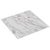 vidaXL Plăci de pardoseală autoadezive Alb și maro 30,5 x 30,5 cm