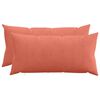 vidaXL Husă pentru pernă 2 pcs HEERLEN Roșu portocalie 40 x 70 cm cord