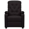 vidaXL Fotoliu de masaj, negru, piele ecologică