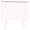 vidaXL Cadru de pat fără saltea, alb, 90x200 cm, lemn masiv pin