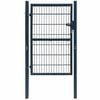 vidaXL Poartă de gard 2D (simplă) gri antracit 100x180 cm