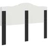 vidaXL Tăblie cap cu headboard Stejar Negru 150 cm Lemn compozit