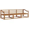 vidaXL Set de canapele de exterior 3 pcs natural Lemn Solid de Acacia