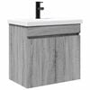 vidaXL Unitate de baie cu robinet Sonoma gri 61 x 40 x 74,5 cm