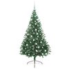 vidaXL Pom de Crăciun artificial pre-iluminat Verde 180 cm PVC