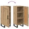 vidaXL Bufet Stejar Artizanal 34,5 x 34 x 90 cm