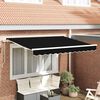 vidaXL Material de înlocuire pentru copertină Negru 350 x 250 cm Pânză