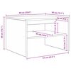 vidaXL Masă de cafea Stejar Artizanal 60 x 50 x 40 cm Lemn compozit