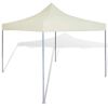 41463 vidaXL Cream Foldable Tent 3 x 3 m