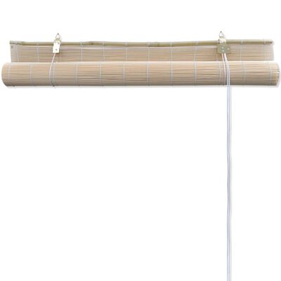 vidaXL Jaluzele din bambus natural tip rulou, 4 buc., 120 x 160 cm