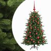 vidaXL Brad de Crăciun artificial cu glob 120 cm 150 LED-uri Alb cald