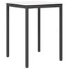 vidaXL Masă de bar Alb 80 x 80 x 105 cm Lemn de pin masiv