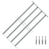Grilaj de siguranță pentru ferestre cu 4 bare transversale 700-1050 mm