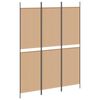 vidaXL Paravan de camere cu 3 panouri Bej 150 x 200 cm Țesătură