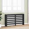 vidaXL Capac pentru radiator Stejar Negru 149 x 20 x 82 cm