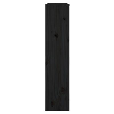 vidaXL Mască pentru calorifer, negru, 79,5x19x84 cm, lemn masiv pin