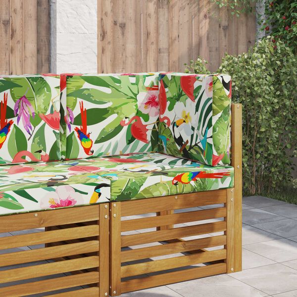 vidaXL Perna pentru canapea de exterior 3 pcs colorat Poliester